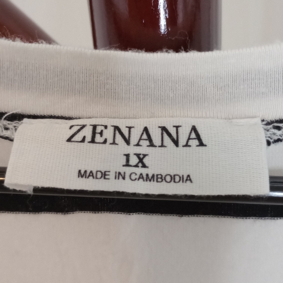 Zenana Striped Blouse - Picture 3 of 3